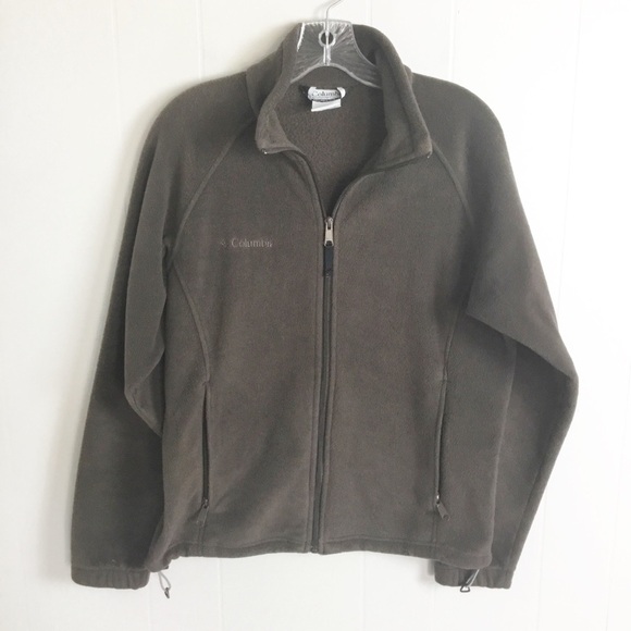 Vintage Brown Columbia Women’s Jacket Size M Zip Up - Picture 1 of 2